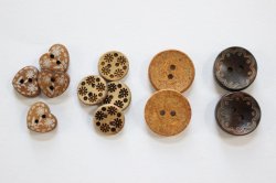 画像2: ボタン4種／木製またはコルク