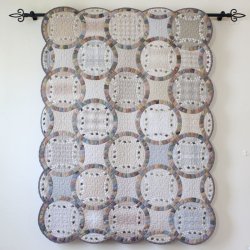 画像4: マンスリーキルト2018「ウェディングリングと花のリース」作図＆布セット