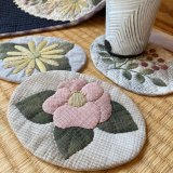 お正月の花のコースター／３種セット