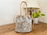 【キルトジャパン掲載】ヘクサゴンの巾着バッグ（商品番号：5-40）