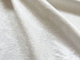 ダマスク柄ファブリック生地（厚手）／オフホワイト／50cm〜