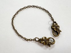 画像1: 持ち手用スリムチェーン（フラワー）