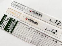 【COTTON BOLL】キルトスケール（12cm）キルティングスケール（30cm）