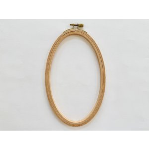 画像: 木製・だ円フレーム（1個）