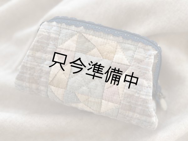 画像1: ワイヤー口金ポーチ／ピースフルアワー（商品番号：5-111）